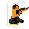 Electric Buffer Polisher 6 Inch for Polishing Sanding Waxing Variable Speed 600 3600RPM Detachable Handles with