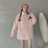 American Fashion Двустороннее пальто из плюша ягненка - Женская зимняя любовь, свободный стиль BF