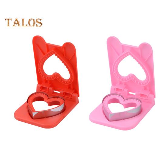 Sandwich Cutter And Sealer Pocket Sandwiches Maker Uncrustables Cutter Stainless Steel Blade Safe Design Easy To Use Kitchen Tools for Kids