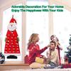 DIY Felt Santa Claus Christmas Advent Calendar with 24 Pockets DIY Xmas Decoration Ornaments Kids Toy Christmas Hanging Calendar
