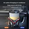 Universal Car Cup Holder with LED Light High Stability Anti-Shake Easy To Install Automotive Air Vent Cup Bottle Holder