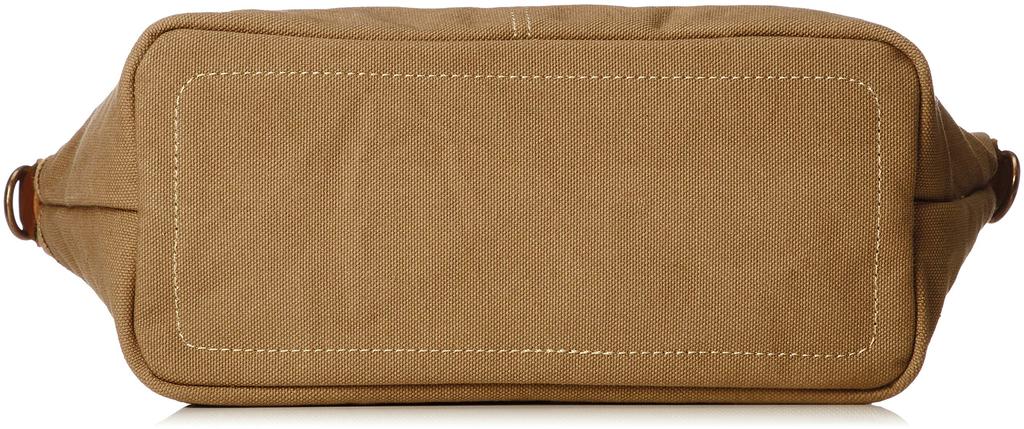 Cotton 2way Shoulder Bag Genuine Leather Made In Japan Parque II 2way One Shoulder Hand Mustard [Real Mind]