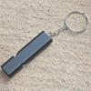 4Pcs Double Tube Emergency Whistles Clear Loud Sound Compact Size Portable Corrosion-Resistant Safety Survival Whistles with Keyring