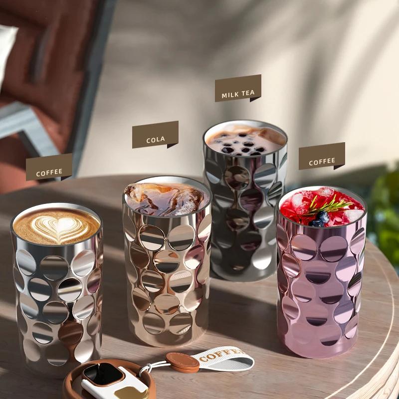 Термос 410 мл с дисплеем температуры из нержавеющей стали 316, вакуумная кружка для офиса, кофейная кружка для бизнеса, портативная термокружка