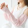Солнцезащитные ледяные рукава, Женский стиль, Лето, Устойчивые к УФ-лучам, Свободный крой, Рукава из ледяного шелка, Высококлассное ощущение, Для занятий спортом на открытом воздухе, Велосипедные рукава