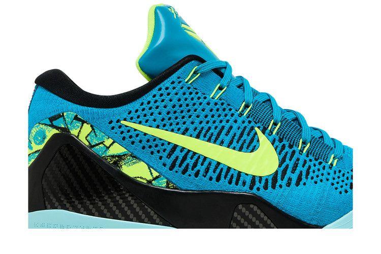 Мужские кроссовки Nike Kobe 9 Elite Low Protro Perspective Нео-бирюзовый/Вольт/Полуночный синий