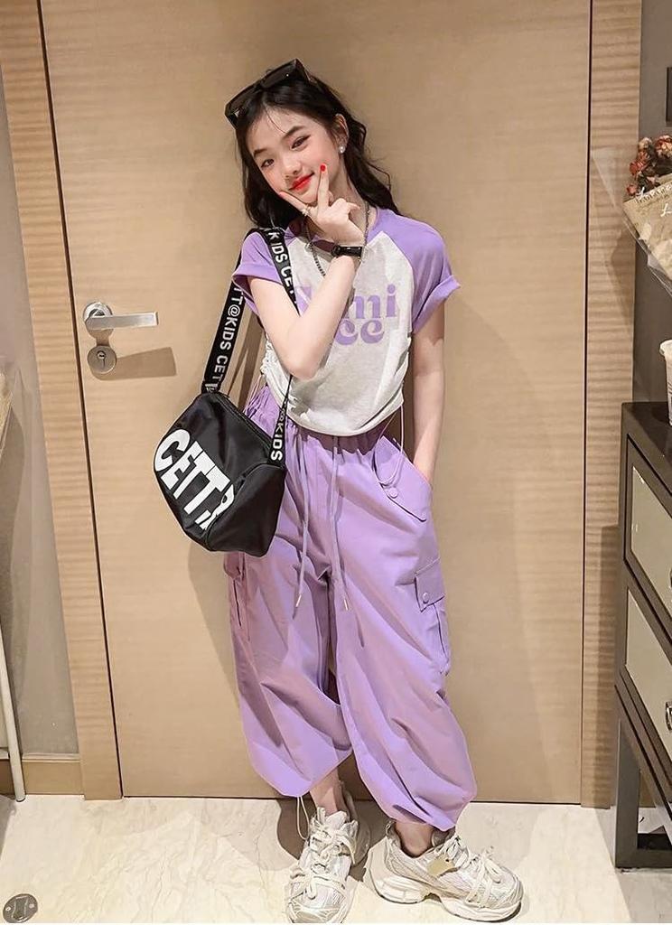 Комплект детской одежды, комплект верха и низа, крутой комплект для девочек, ученики начальной школы, спортивный свитер для занятий спортом на открытом воздухе, комплект верха и низа для девочек 120 130 140 150 160 170