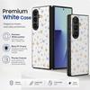 Роскошный чехол с принтом бабочек для Samsung Galaxy Z Fold 8 Ultra 7 6 5 Fold8 Fold7 Fold6 Роскошная кожаная накладка Жесткий чехол для складного телефона