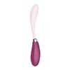 Satisfyer Flex 3 Berry Flexible Vibrator Bendable Slim G Spot Clitoris Simultaneous Stimulation Flexible Flexible Clitoral Orgasm Medium Orgasm Two