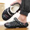 Winter Men's Slippers Outdoor Garden Clogs Male Casual Shoes Fashion Luxury Sandals Comfort Home Soft Slippers 40-45 Zapatillas