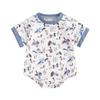 Baby Boy Romper 3 6 12 18 Months Short Sleeve Crew Neck Duck Print Summer Bodysuit Clothes for Casual Daily