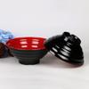 Melamine Fruit Salad Bowl Ring Striped Pattern Soup Bowl Noodle Bowl Ramen Bowl  Commercial