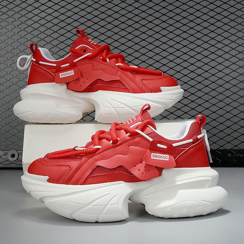 Модная мужская повседневная обувь на платформе с толстой подошвой, кроссовки для мужчин, мужская обувь для ходьбы, мужская модная повседневная обувь, кроссовки для тренировок