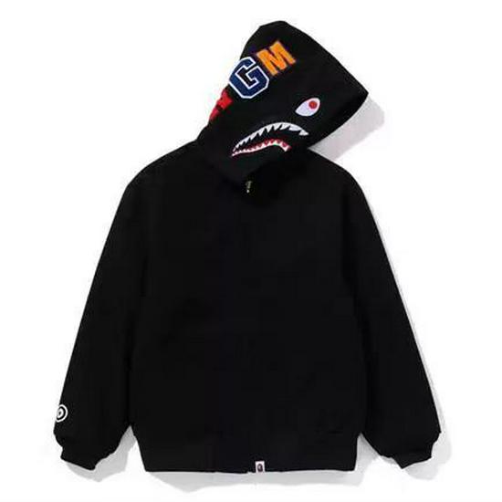 Модный Худи APE - Куртка-бомбер на молнии с камуфляжем "Акула", Версия для родителей и детей