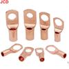 JCD 5/10/20pcs Copper Lug Ring Wire Connectors Bare Cable Electric Crimp Terminal SC4-6 SC6-6 SC6-8 SC10-6 SC16-6 SC16-8 SC25-8