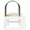 Bed with Tunnel 4 pcs White Particleboard