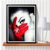 DIY Diamond Painting Red Gloves Cross Stitch Kit Mosaic Art Diamond Painting Full Circle/Square Diamond Home Decoration