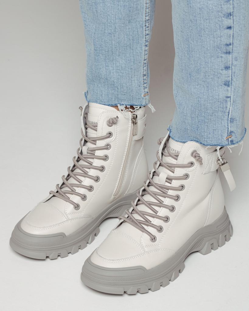 Ботинки женские Lifexpert 6203 36 молочные кожа