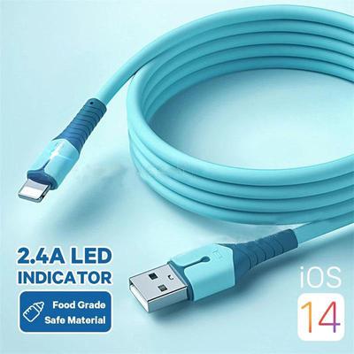 USB-кабель для быстрой зарядки для iPhone 14 13 12 11 Pro Max XS X 6s 7 8 Plus Origin, шнур для зарядного устройства для мобильного телефона, провод для зарядного устройства для передачи данных, 1/1,5/2 м