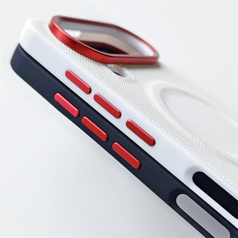 Магнитный Чехол из Мелкозернистой Кожи для Honor Magic 8 Pro Air Case Металлическая Рамка для Объектива Ударопрочный Бампер