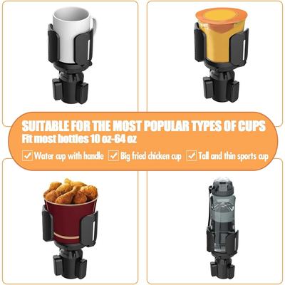 Автомобильный держатель для стакана с регулируемой базой для Yeti Rambler, Hydro Flask, Nalgene, Stanley 10-64 унции держатели стакана удлинитель