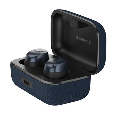 Sennheiser Наушники MOMENTUM True 4 Деним Высокопроизводительный драйвер 30 часов Гибридное адаптивное шумоподавление