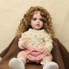 55 см Reborn Baby Princess, мягкие силиконовые куклы всего тела, гибкие, мягкие на ощупь, вьющиеся волосы, модная кукла для девочек, подарочная игрушка