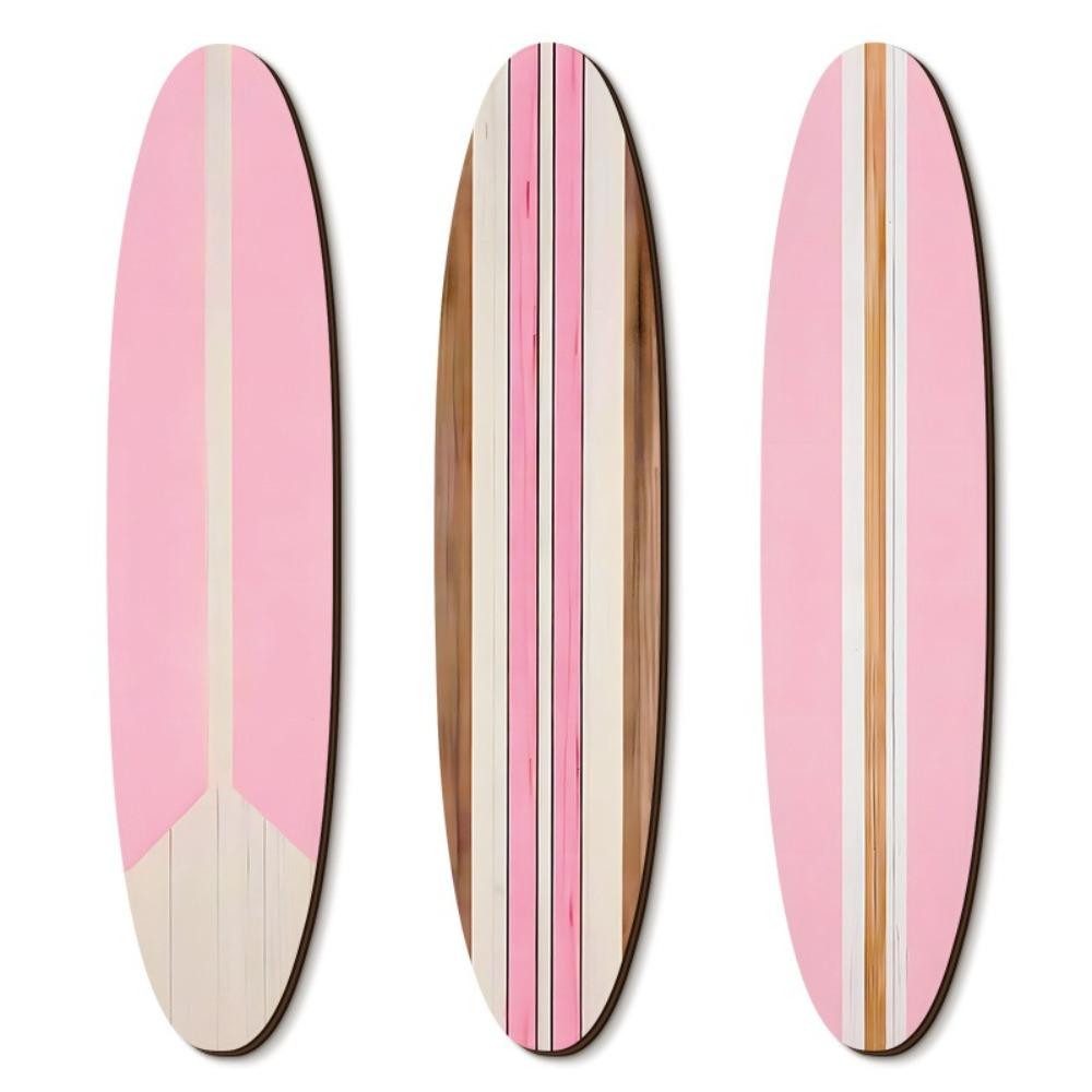 3PCS Ocean Surfboard Wall Hanging Hawaiian Style Beach Surfboard Sign Festival Decor