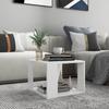 VidaXL Coffee Table White 40x40x30 Cm Engineered Wood 806310