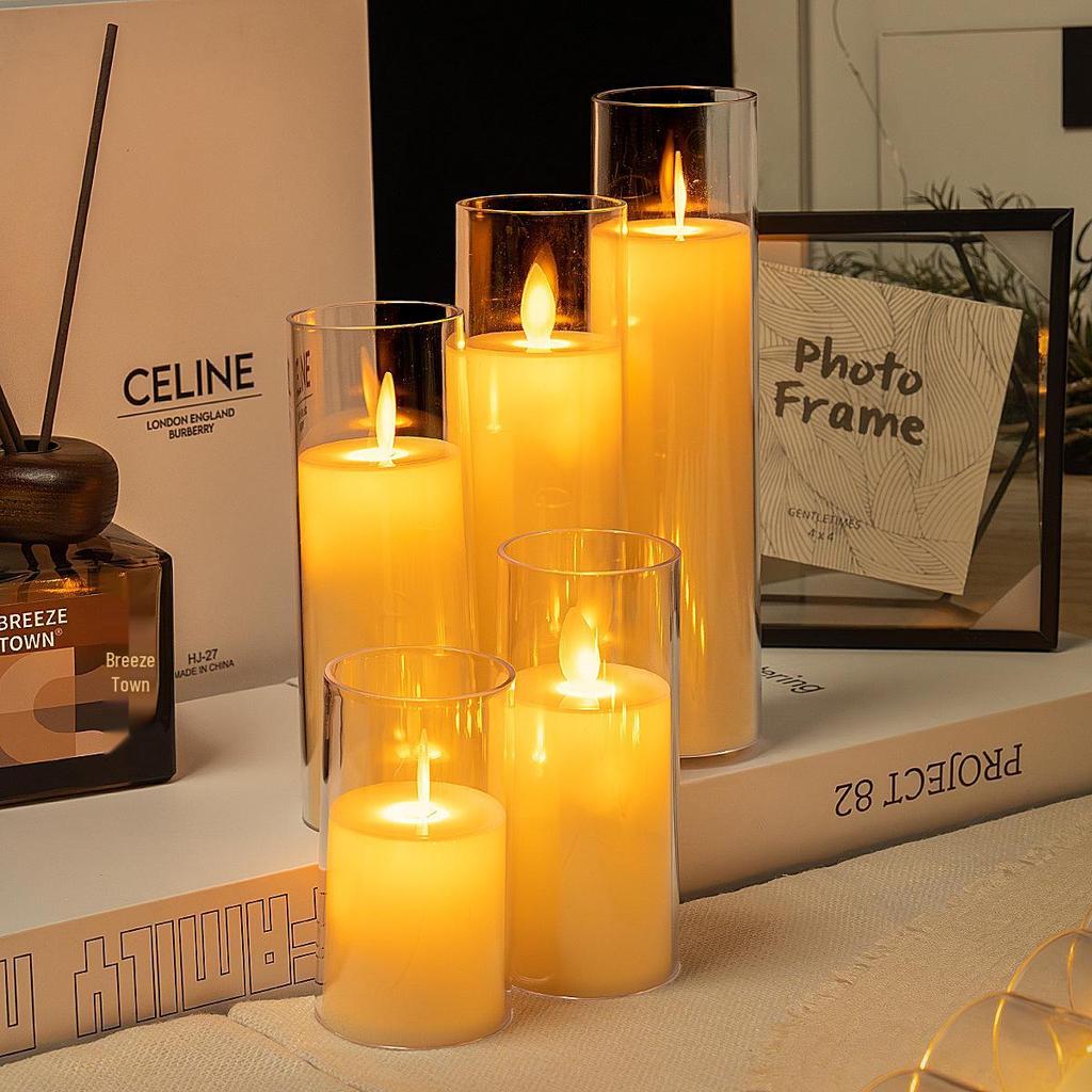 Remote Control LED Flickering Candle Cup for Weddings and Birthdays