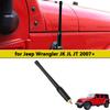 Алюминиевая короткая антенна 5,9 дюйма для Jeep Wrangler JK JL JLU JT Rubicon Sahara Sport 2007-2026 Замена FM/AM CB антенны 1 шт.