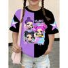 Kpop Style Short-Sleeve T-Shirts for Girls Funny Gift for Kids Summer Short Sleeve Tops Casual Round-Neck Outdoor Girls Clothes