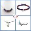 Set - Jewelry - Purple Tiger's Eye - Amethyst - Lepidolite - Customizable Size