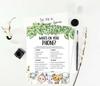Inkdotpot Игровой набор Baby Shower из 50 игр BabyA AlphabetA ABCA Игра Safari Jungle Animals Party