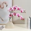 9 головок 3D-печать бабочка орхидея имитация цветка украшение интерьера гостиной свадьба искусственные цветы