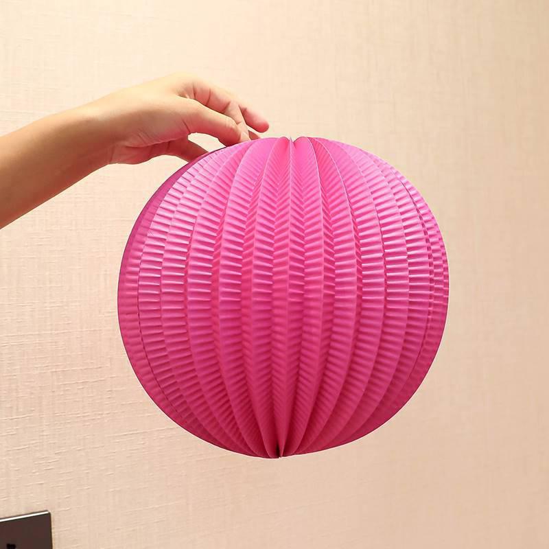 Festive Hangings Decorations Watermelon Paper Lanterns Honeycomb Balls Wedding Room Decorations