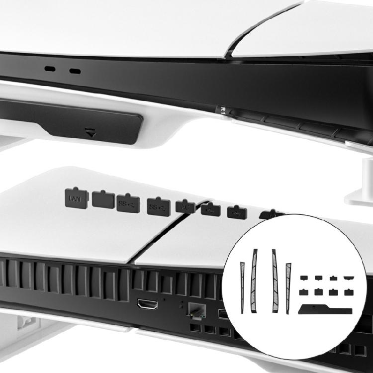 Gaming Accessories For Slim Dustproof Protector Game Console Silicone Dust Plugs Set