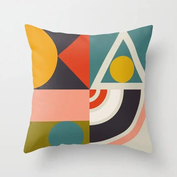 Спальня Гостиная Декор абстрактный узор диван подушки наволочки дома