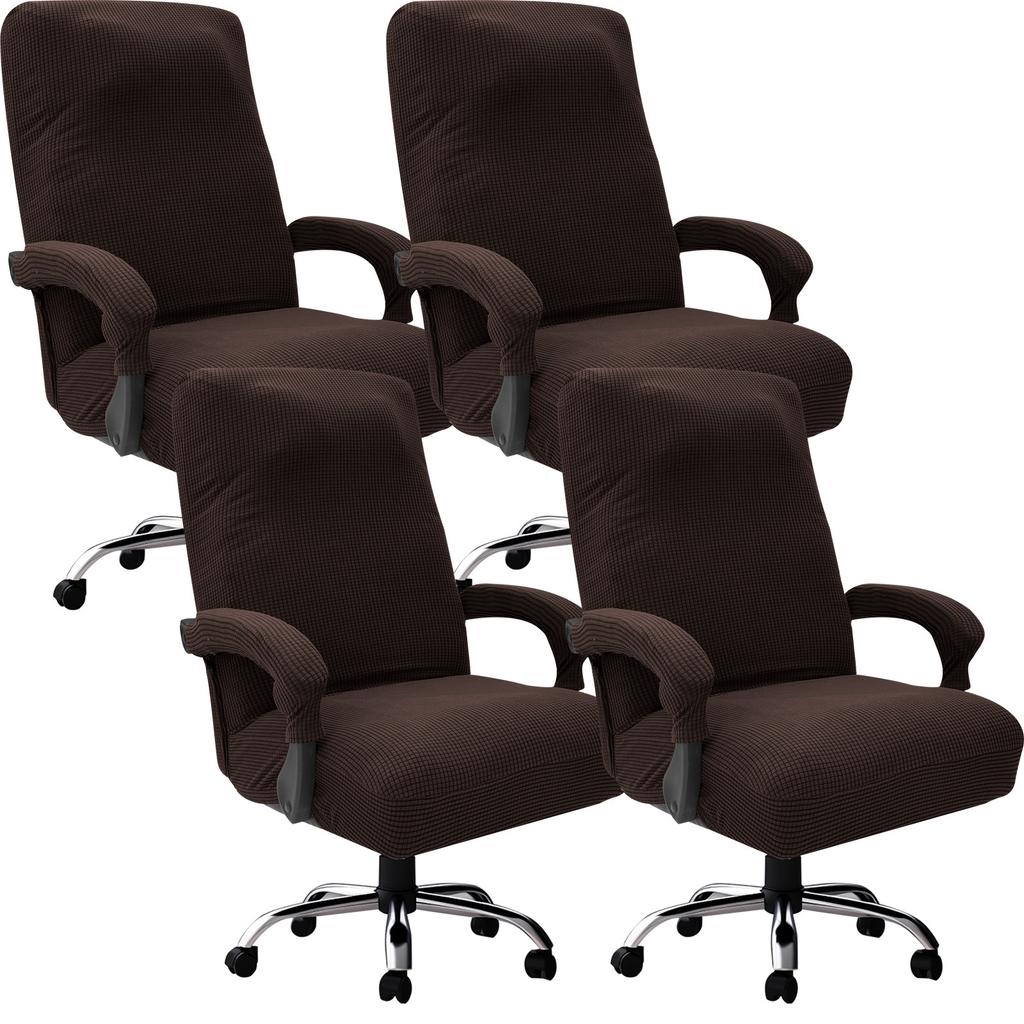 Office Chair Cover Computer Brushed Gaming Swivel Chair Elastic Chair Cover Chair Back Cover