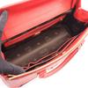 Used MCM Logo 2WAY Handbag leather Red Used Women