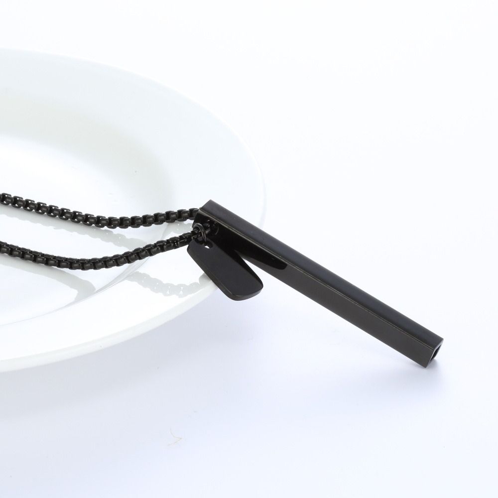 Ожерелье из нержавеющей стали Mindful Anapana для дыхания, стресс, тревога, свисток, ожерелье, йога, спорт