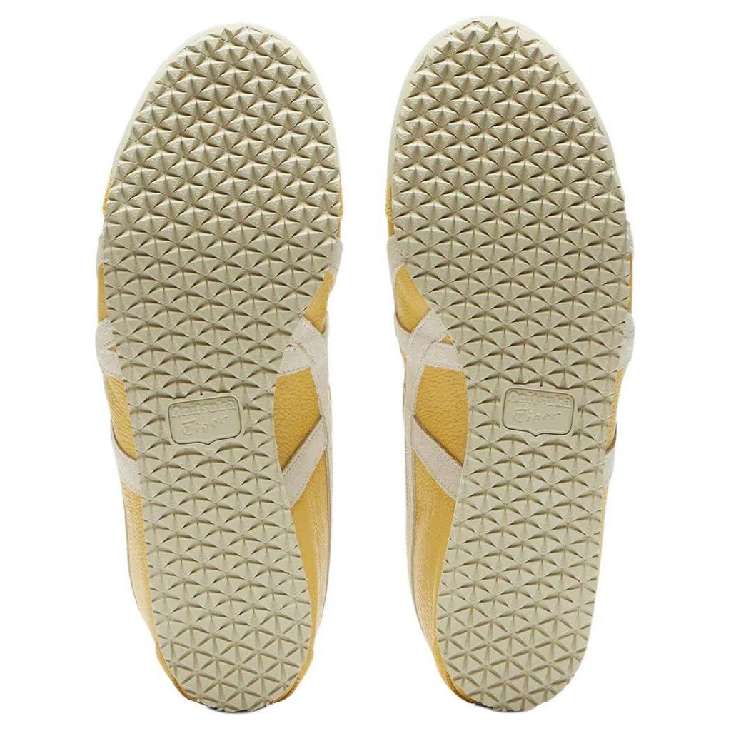 ONITSUKA TIGER MEXICO 66 Нескользящие Износостойкие Низкие Повседневные Кроссовки Унисекс Бежевые Желтые 1183B391-204