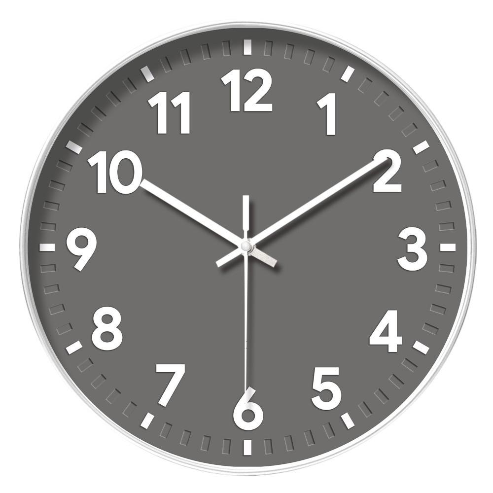 Silent Wall Clock Round Hanging Watch Living Room Decoration Quartz Wall Clock Hotel