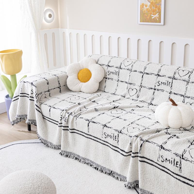 Чехол для дивана-полотенца, тканевый чехол для дивана, универсальная подушка, полностью покрытая всесезонное универсальное утолщенное одеяло для дивана