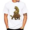 Casual Men's T-shirt Funny Turtle Speed Is Relative Printed T-shirt Summer Brand