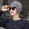 Winter New Wool Ear Protection Hat Men Women Cycling Windproof Cap Outdoor Warm Autumn Winter Unisex Elastic Ski Knitted Padded Cap