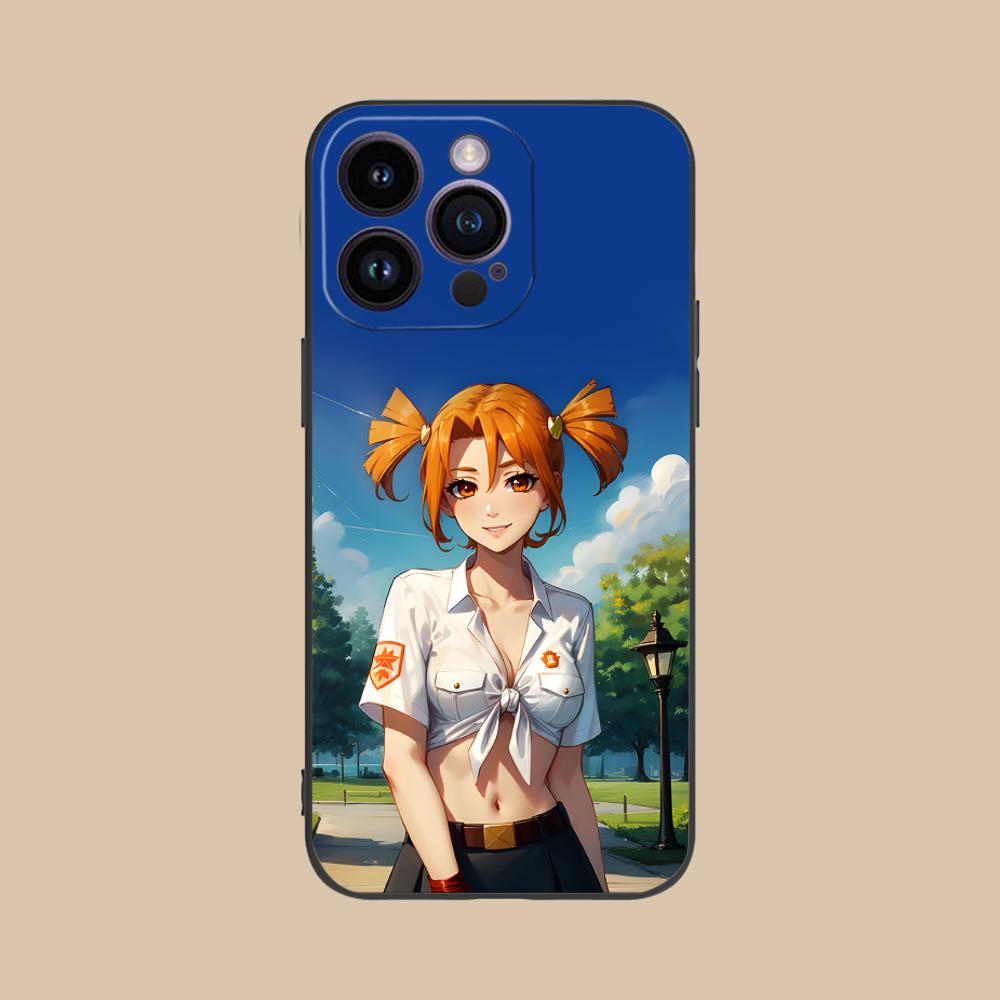 Вечное Лето Алиса Матовый Чехол для Мобильного Телефона для iPhone 17 16 15 14 13 12 11 X XR XS 8 7 Air Pro Max Plus Mini Чехол