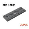 32001 3709 3738 Пластина 2x6 2x4 2x8 с отверстиями Кирпичики Игрушки Для Технических Конструкций Блоки Игрушки Для Детей Подарок 43857 DIY MOC