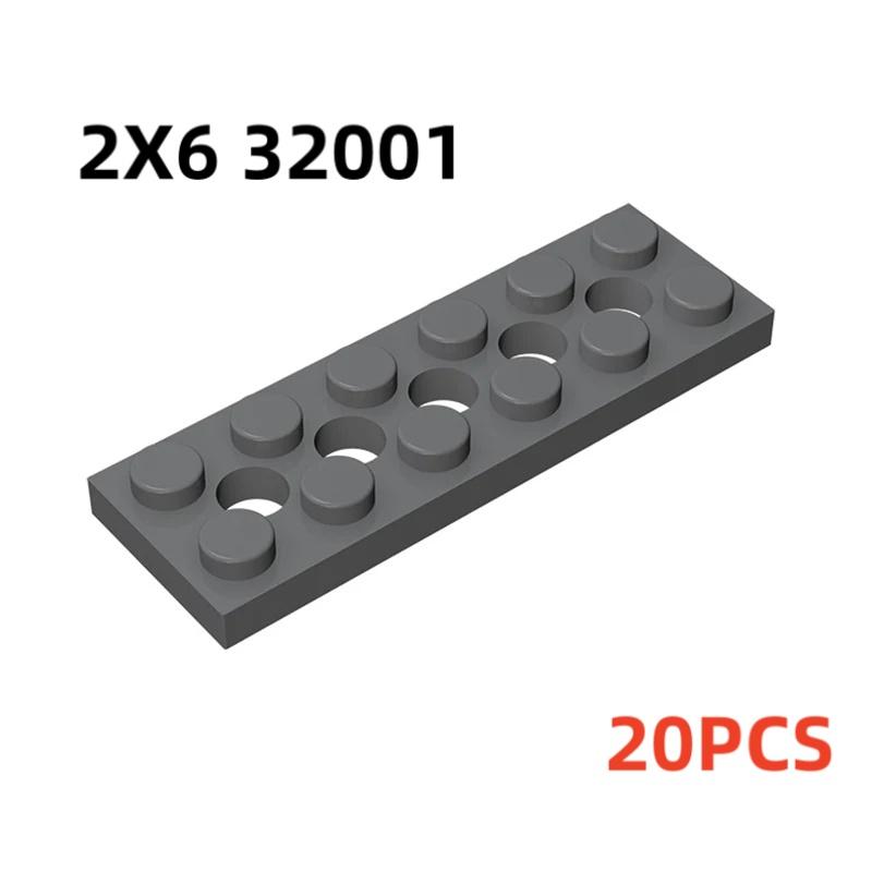 32001 3709 3738 Пластина 2x6 2x4 2x8 с отверстиями Кирпичики Игрушки Для Технических Конструкций Блоки Игрушки Для Детей Подарок 43857 DIY MOC