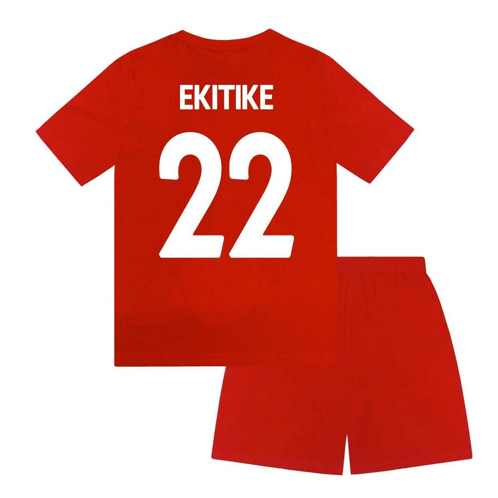 Liverpool FC Boys Ekitike 22 Sublimation Short Pyjama Set